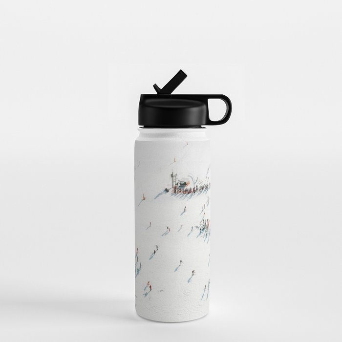Aerial shot of ski resort Water Bottle Gallery Image 1