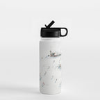 Aerial shot of ski resort Water Bottle Gallery Image 1