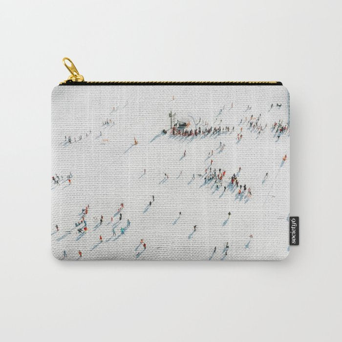 Aerial shot of ski resort Carry All Pouch Gallery Image 1