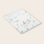 Aerial shot of ski resort Notebook Gallery Image 3
