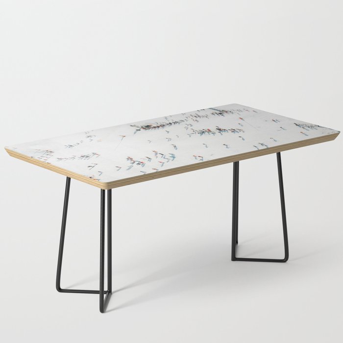 Aerial shot of ski resort Coffee Table Gallery Image 1