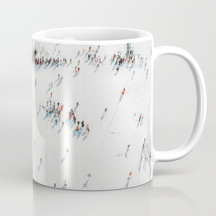 Aerial shot of ski resort Coffee Mug Gallery Image 1
