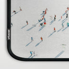 Aerial shot of ski resort Laptop Sleeve Gallery Image 3