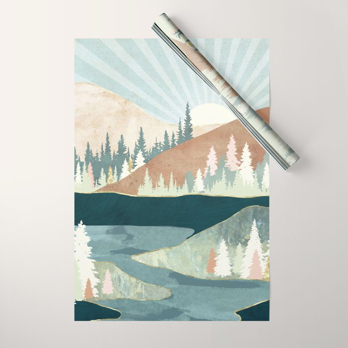 Autumn Sun Wrapping Paper Gallery Image 1
