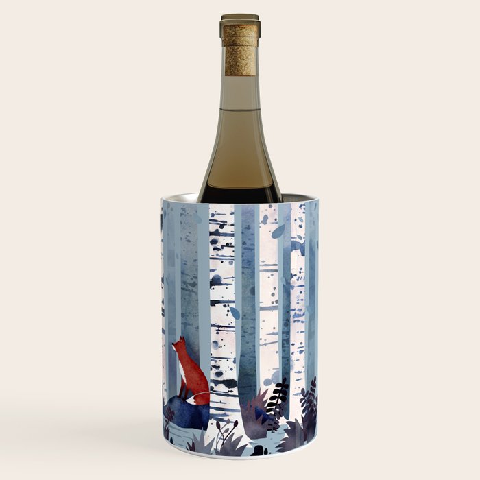 The Birches (in Blue) Wine Chiller Gallery Image 3