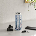 The Birches (in Blue) Water Bottle Gallery Image 4