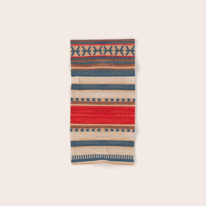 Bohemian Tapestry: Timeless Moroccan Heritage Fabrics Bath Towel Gallery Image 1