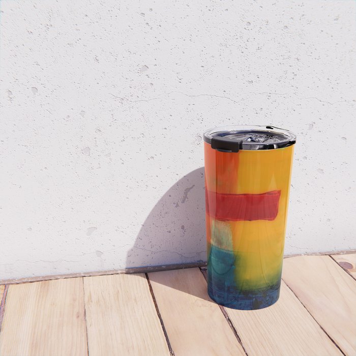 Mid Century Abstract Art Travel Mug Gallery Image 4