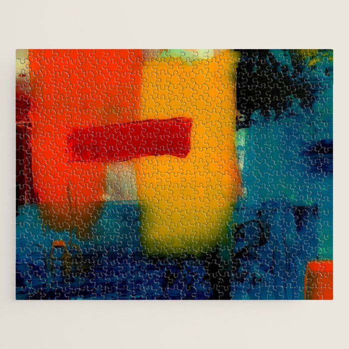 Mid Century Abstract Art Jigsaw Puzzle Gallery Image 1