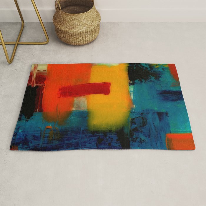 Mid Century Abstract Art Rug Gallery Image 1