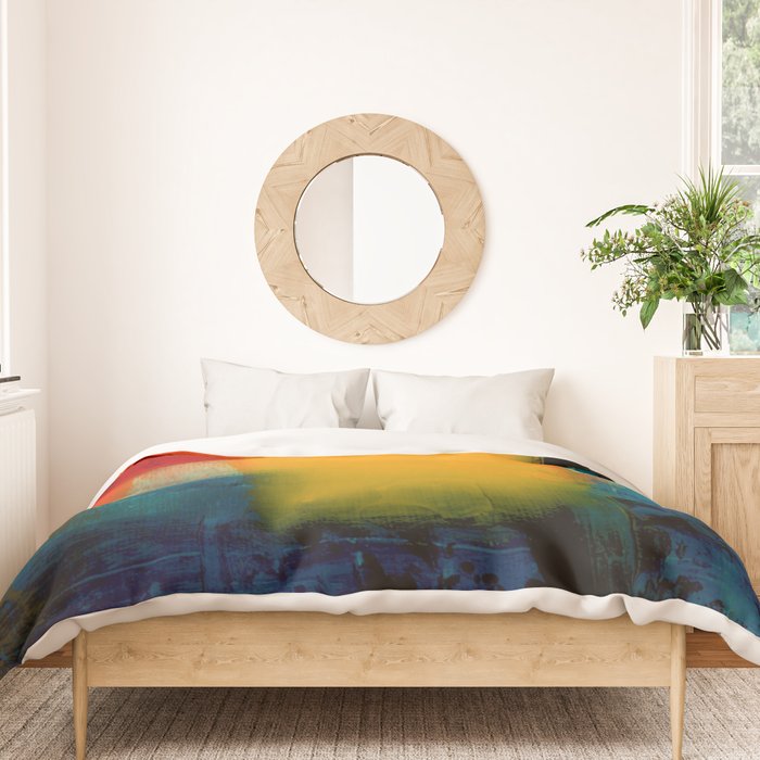 Mid Century Abstract Art Duvet Cover Gallery Image 3