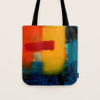 Mid Century Abstract Art Tote Bag Gallery Image 1