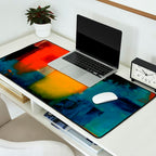 Mid Century Abstract Art Desk Mat Gallery Image 2