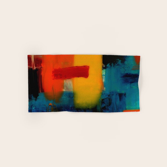 Mid Century Abstract Art Bath Towel Gallery Image 1