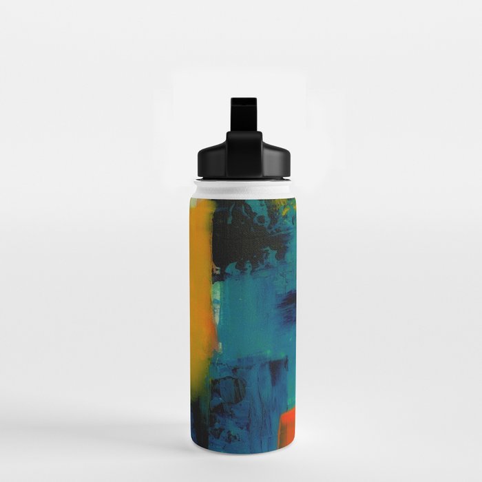 Mid Century Abstract Art Water Bottle Gallery Image 2