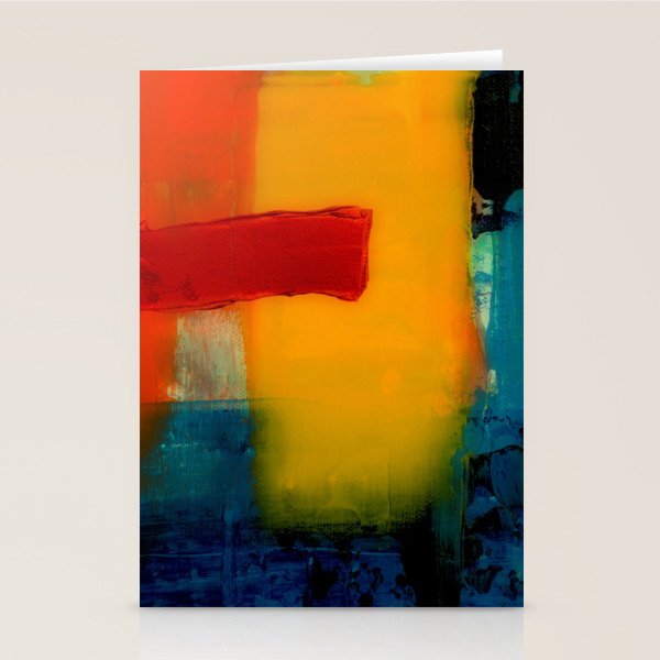 Mid Century Abstract Art Stationery Card Gallery Image 1