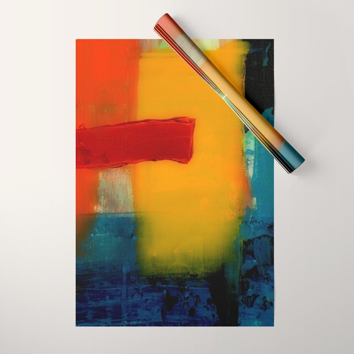 Mid Century Abstract Art Wrapping Paper Gallery Image 1