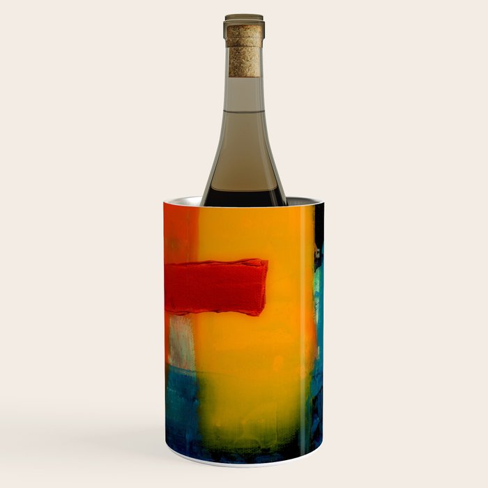 Mid Century Abstract Art Wine Chiller Gallery Image 1