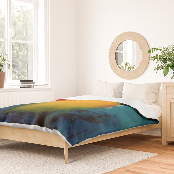 Mid Century Abstract Art Duvet Cover Gallery Image 2