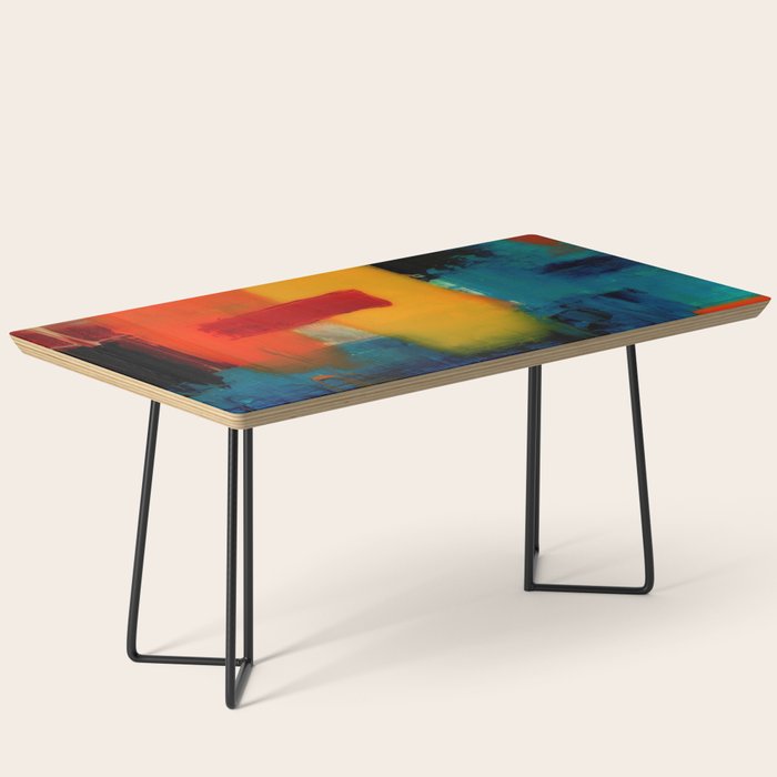 Mid Century Abstract Art Coffee Table Gallery Image 1