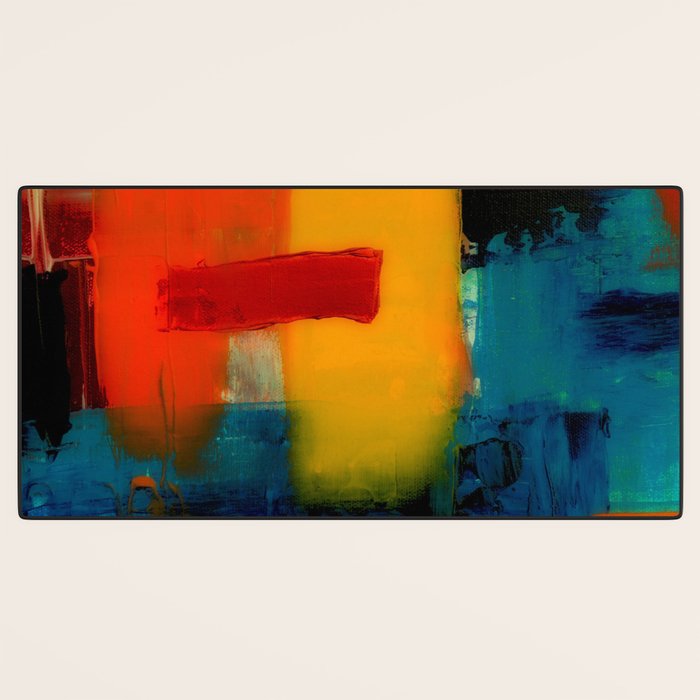 Mid Century Abstract Art Desk Mat Gallery Image 3