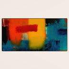 Mid Century Abstract Art Desk Mat Gallery Image 3