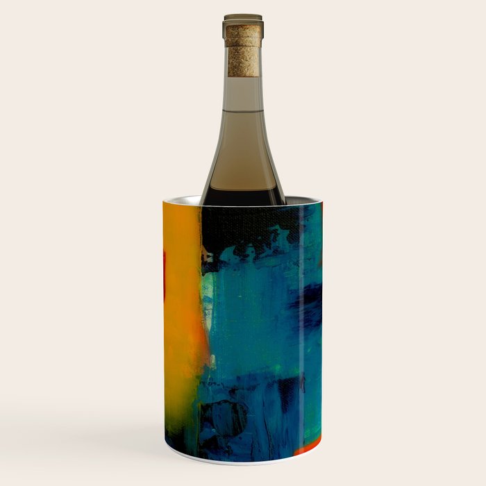 Mid Century Abstract Art Wine Chiller Gallery Image 3