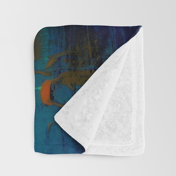 Mid Century Abstract Art Throw Blanket Gallery Image 3