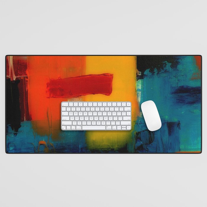 Mid Century Abstract Art Desk Mat Gallery Image 1