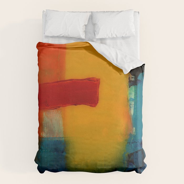 Mid Century Abstract Art Duvet Cover Gallery Image 1