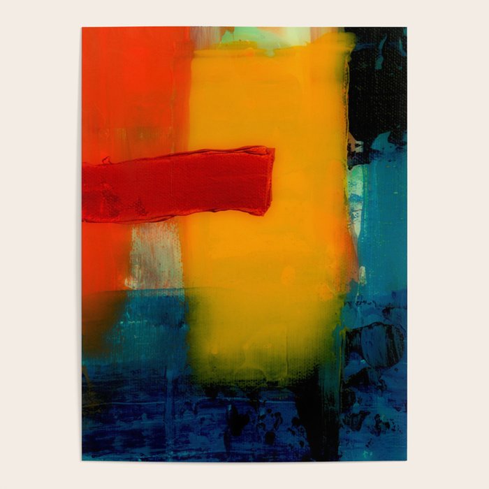 Mid Century Abstract Art Poster Gallery Image 4