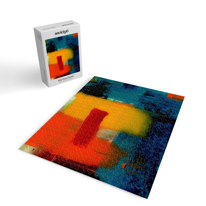 Mid Century Abstract Art Jigsaw Puzzle Gallery Image 2