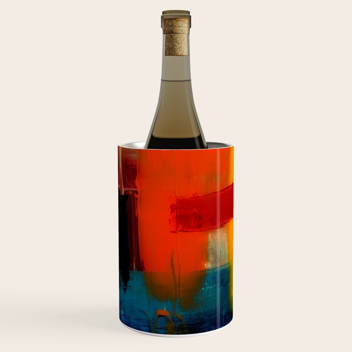 Mid Century Abstract Art Wine Chiller Gallery Image 2