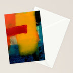 Mid Century Abstract Art Stationery Card Gallery Image 2