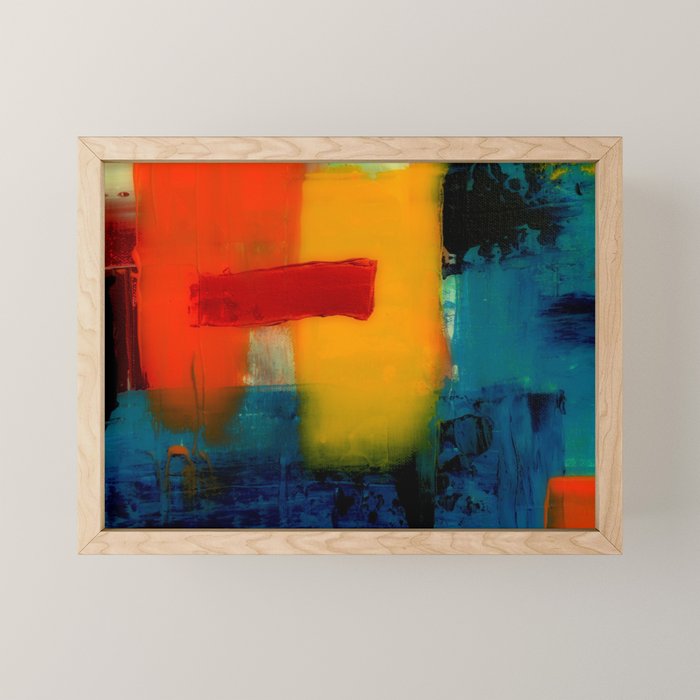Mid Century Abstract Art Mini Art Print Gallery Image 1