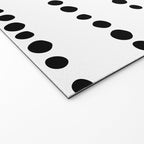 Spotted, Mudcloth, White and Black, Boho Print Welcome Mat Gallery Image 2