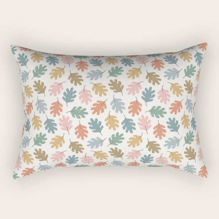Happy Fall Leaves Rectangular Pillow Gallery Image 1