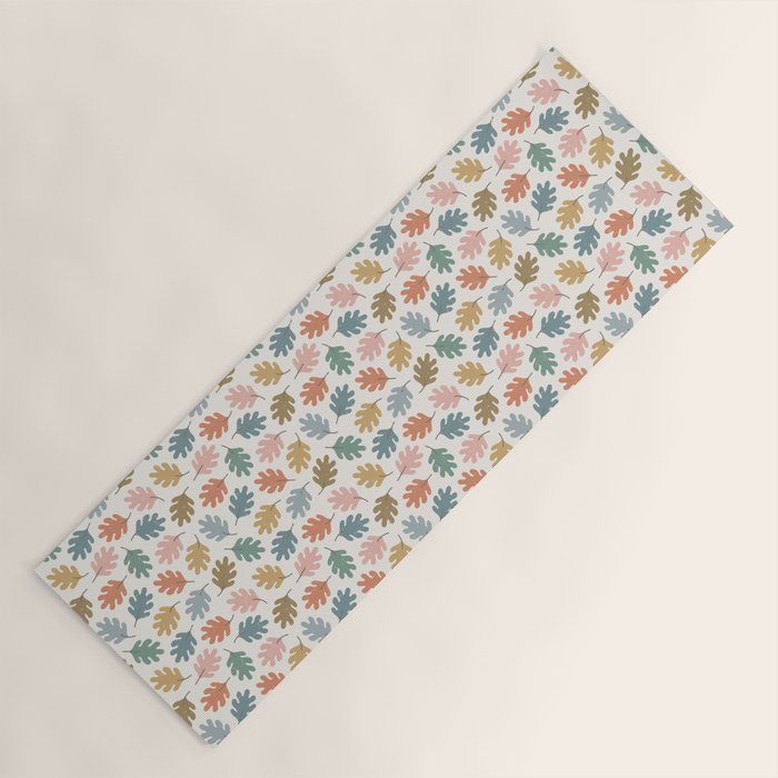 Happy Fall Leaves Yoga Mat Gallery Image 1