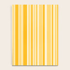Classic Stripes XXII - Golden Sunshine Yellow Notebook Gallery Image 4