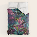 Tropical Garden XV - Night Comforter Gallery Image 6