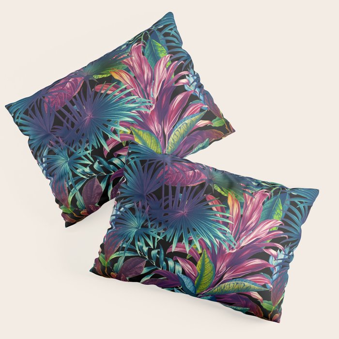 Tropical Garden XV - Night Pillow Sham Gallery Image 3