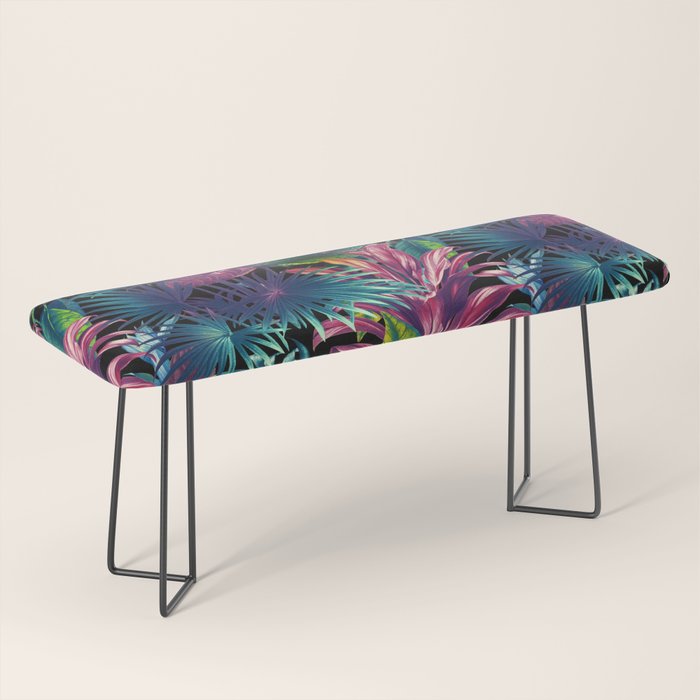 Tropical Garden XV - Night Bench Gallery Image 1