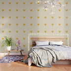 Vintage Tulip Minimalism - Yellow Wallpaper Gallery Image 3