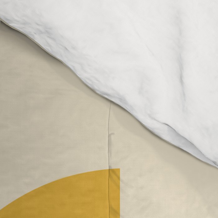 Vintage Tulip Minimalism - Yellow Comforter Gallery Image 4