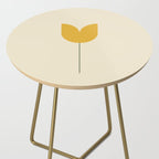 Vintage Tulip Minimalism - Yellow Side Table Gallery Image 2