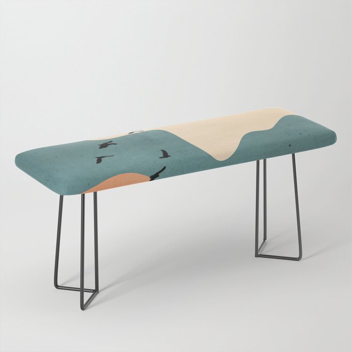 Minimal Abstract Art Landscape 19 Bench Gallery Image 1