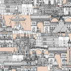 Paris toile sugar pink Coffee Mug Gallery Image 2