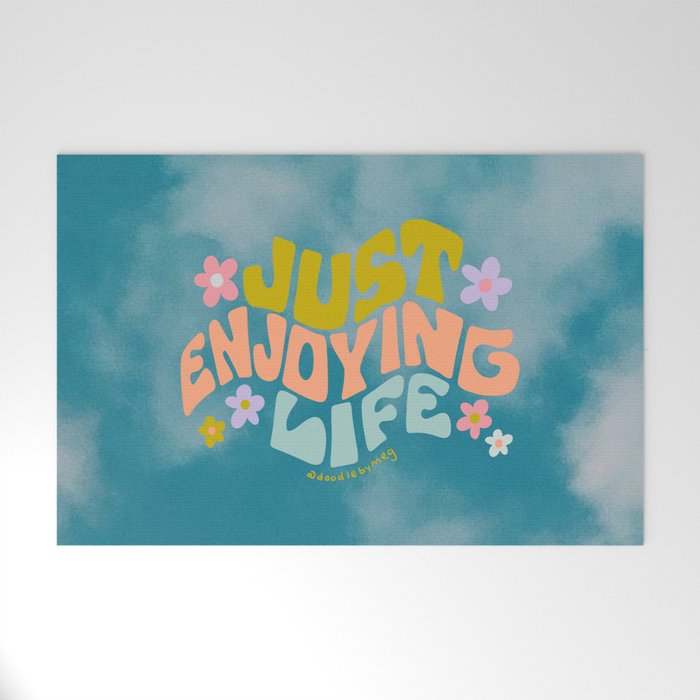 Just Enjoying Life Welcome Mat Gallery Image 1