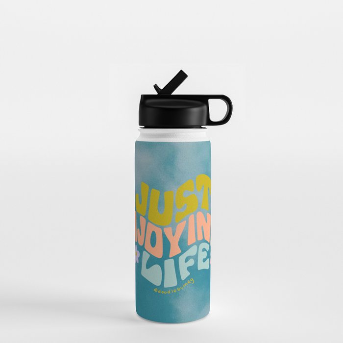 Just Enjoying Life Water Bottle Gallery Image 1