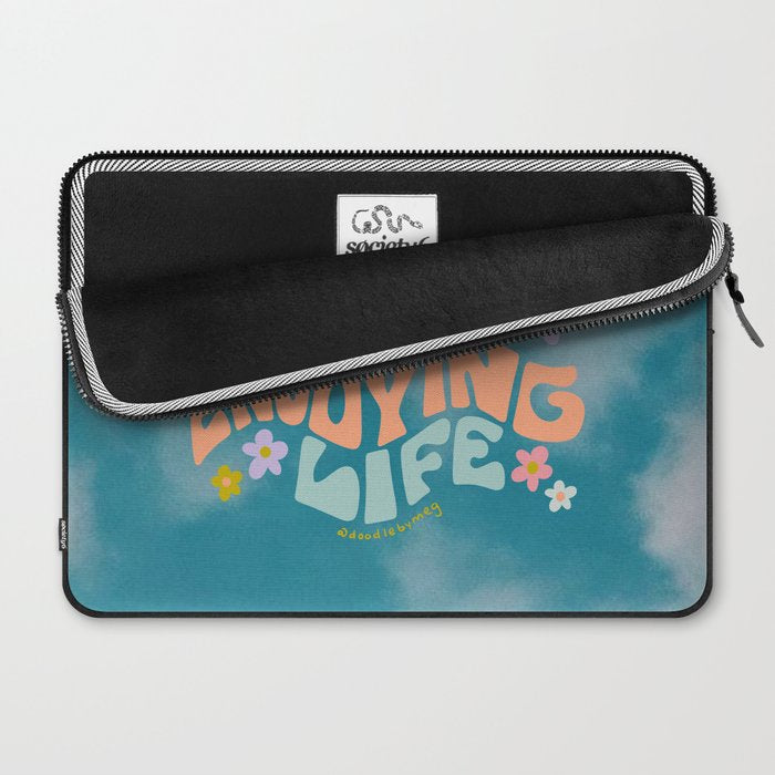 Just Enjoying Life Laptop Sleeve Gallery Image 2